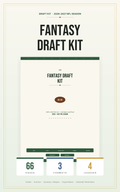 The Fantasy Draft Kit 2026-27 — 66 pages, snake / auction / dynasty