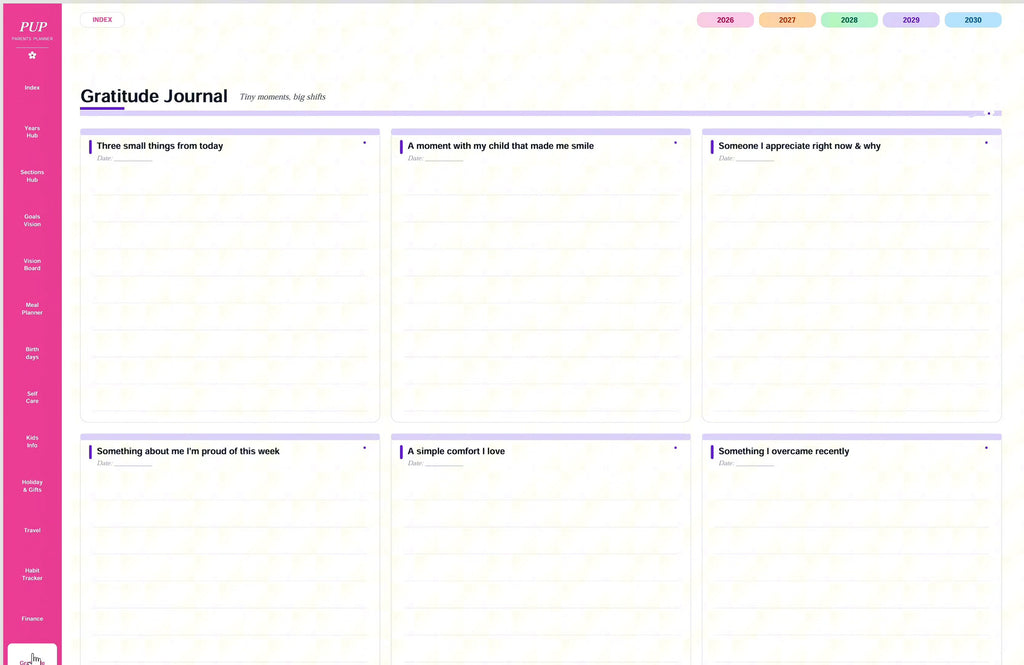 The Parents Ultimate Digital Planner 2026-2030