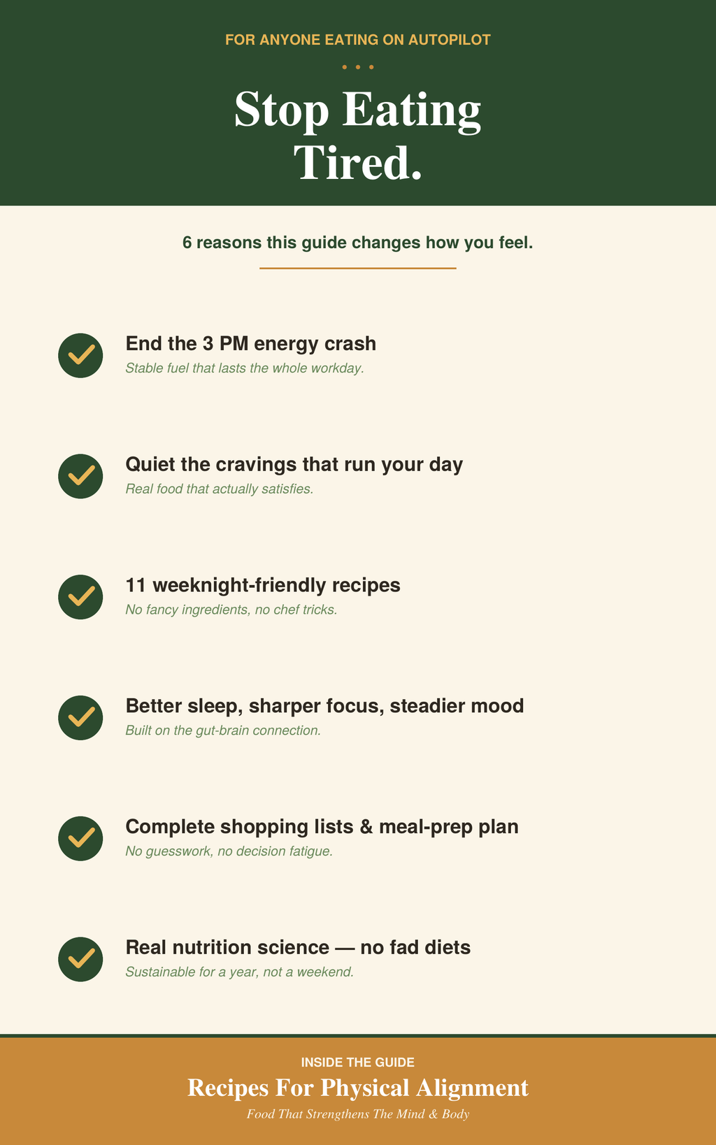 Recipes: Food That Strengthens The Mind & Body