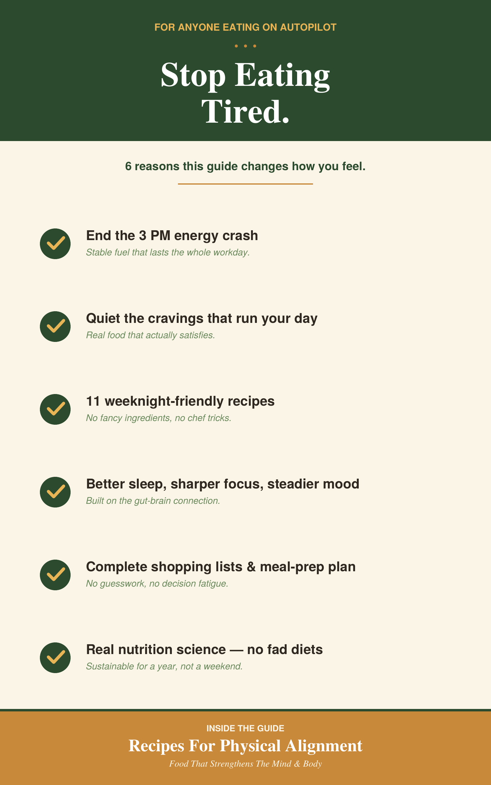 Recipes: Food That Strengthens The Mind & Body